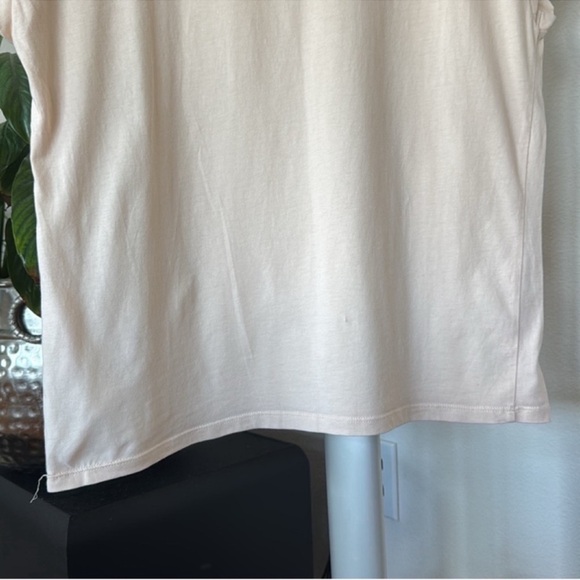 Zara Embellished Cotton Loose Fit Blouse/Top/Shirt/Tee Sz M rhinestones sequins - Picture 9 of 9